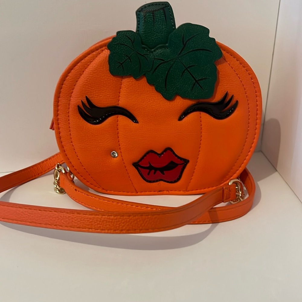 Betsey Johnson Pumpkin crossbody